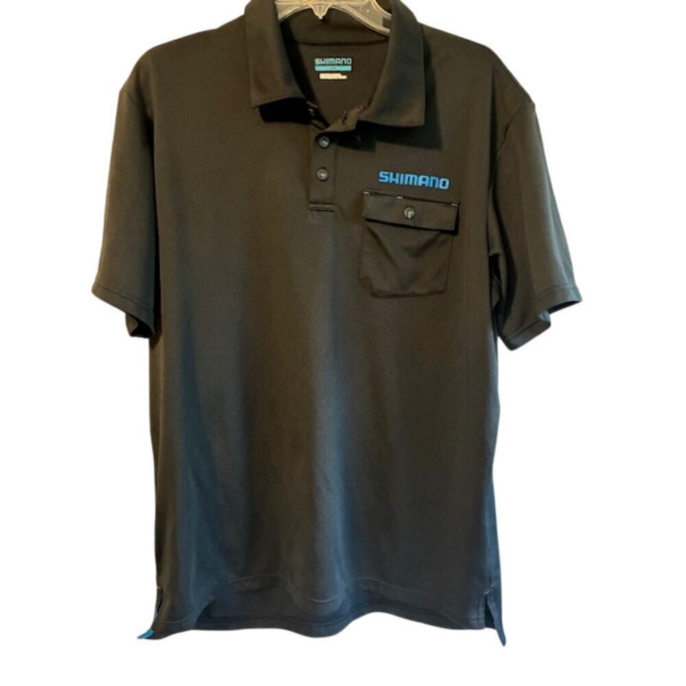 SHIMANO POLO SHIRT - BLACK SZ XL